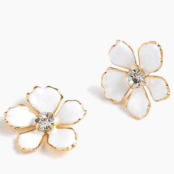 J. Crew Jewelry - NWT J. Crew Pansy Earrings